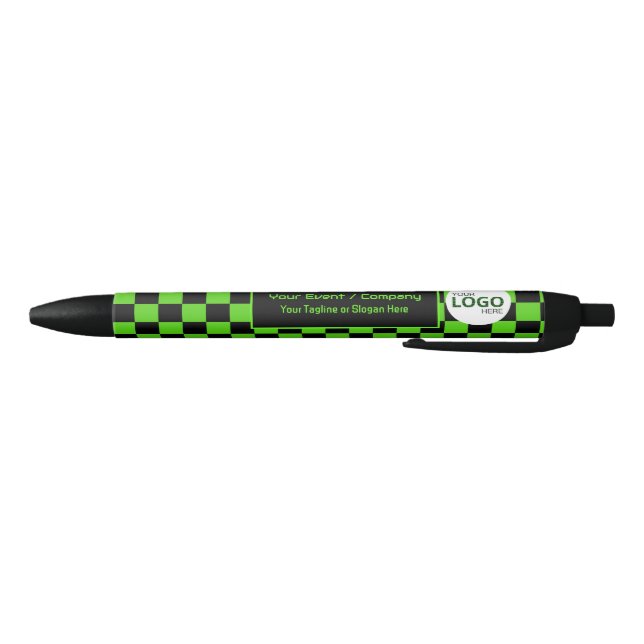 IT Business or Cyber Company - Lime Green Check Pen (Bottom)