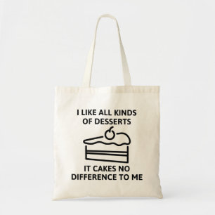 It Cakes No Difference To Me Tote Bag