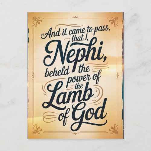 It Came to Pass Holiday Postcard