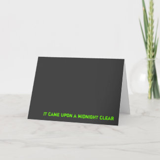 it came upon a midnight clear holiday card