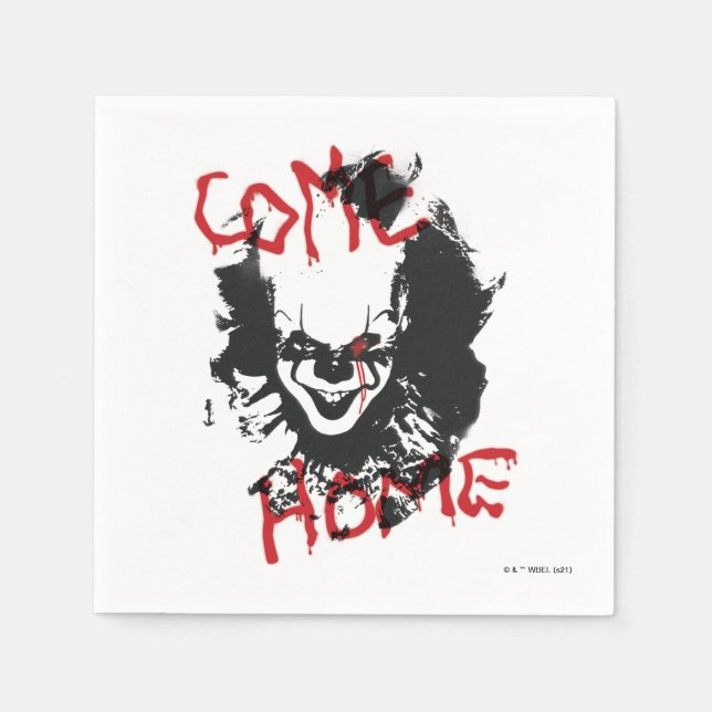 It Chapter 2 | Come Home Napkins (Front)