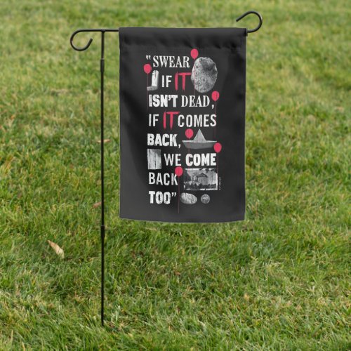 It Chapter 2  Editorial Graphic Garden Flag