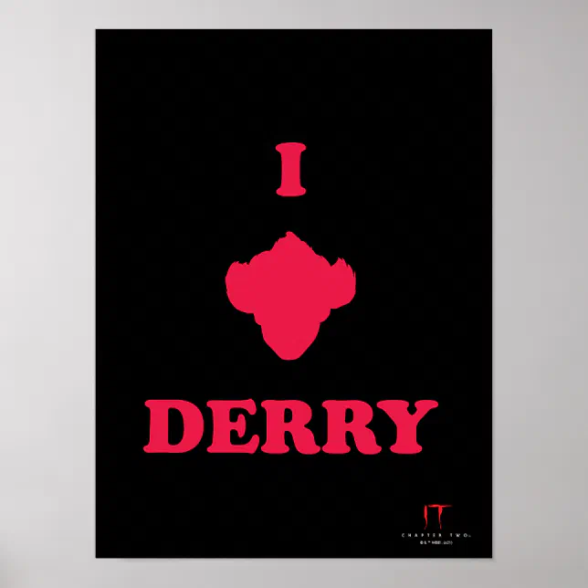 it-chapter-2-i-love-derry-poster-zazzle