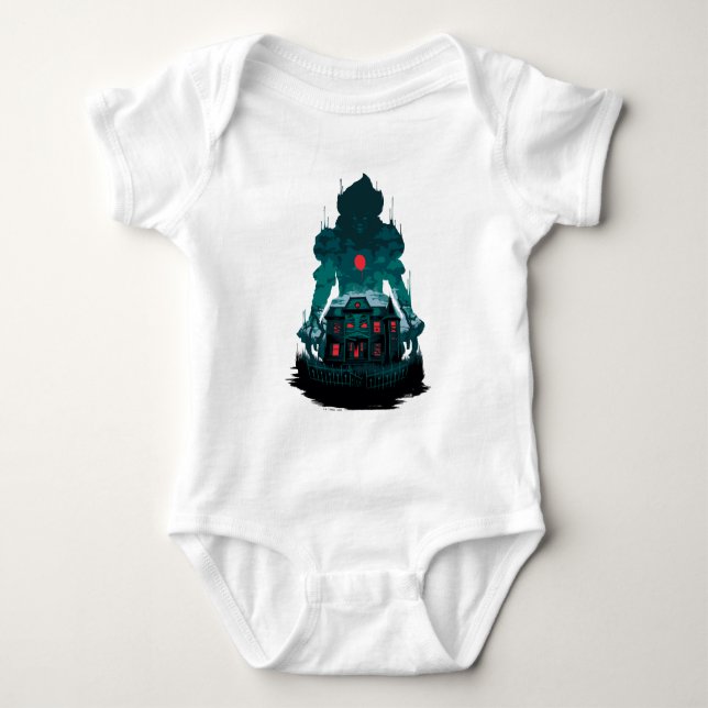 It Chapter 2 | Pennywise and House Baby Bodysuit (Front)
