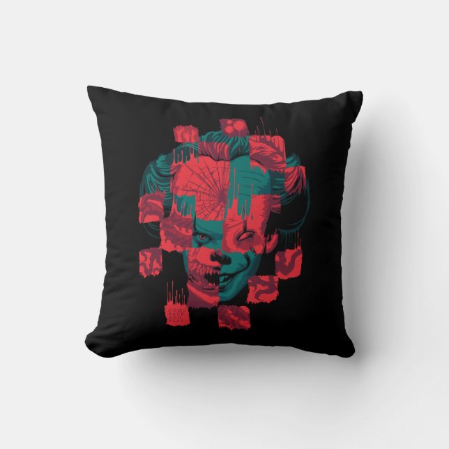 It Chapter 2 | Pennywise - Come Back and Play Throw Pillow (Front)