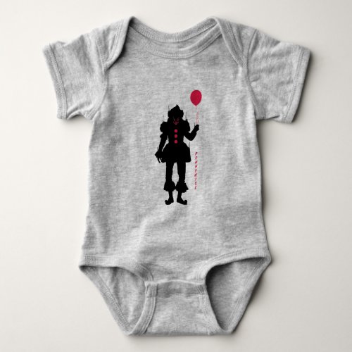 It Chapter 2  Pennywise Silhouette Baby Bodysuit
