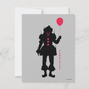 It Chapter 2 Pennywise Silhouette Note Card