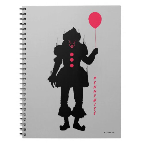 It Chapter 2  Pennywise Silhouette Notebook