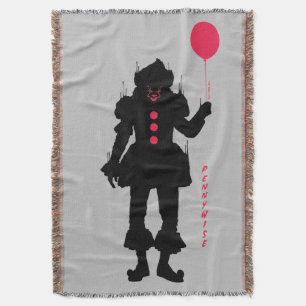 It Chapter 2 Pennywise Silhouette Throw Blanket