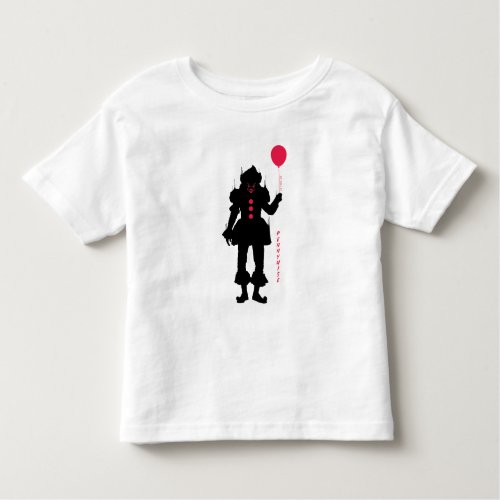 It Chapter 2  Pennywise Silhouette Toddler T_shirt