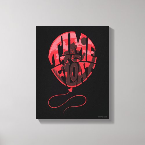It Chapter 2  Time to Float Balloon Graphic Canvas Print