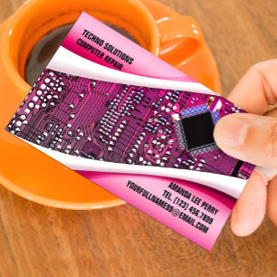 IT Computer Repair Business Card Template