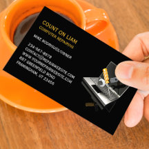 IT Computer Repair Business Card Template