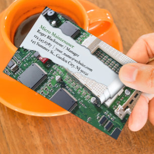 IT Computer Repair Business Card Template 