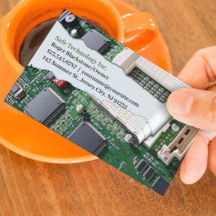IT Computer Repair Business Card Template