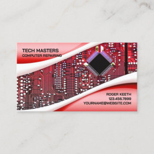 IT Computer Repair Business Card Template