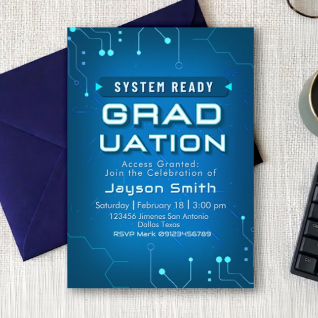 IT - Computer Science Graduation Invitation (Creator Uploaded)