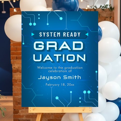 IT - Computer Science Graduation Welcome Sign