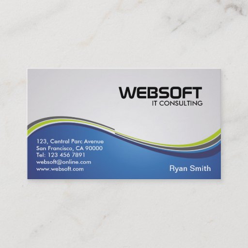 Customizable It Consulting - business cards