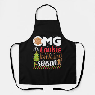 It Cookie Baking Christmas Season Funny Apron