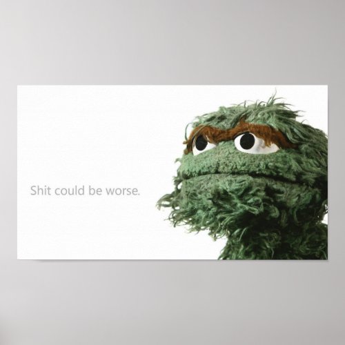 It Could Be Worse _ Funny Motivational Poster