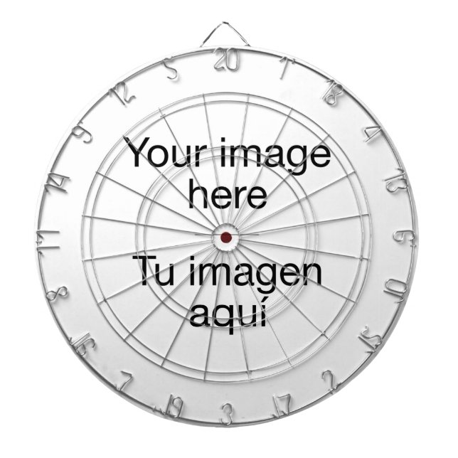 It creates unique and customized design with photo dartboard (Front)
