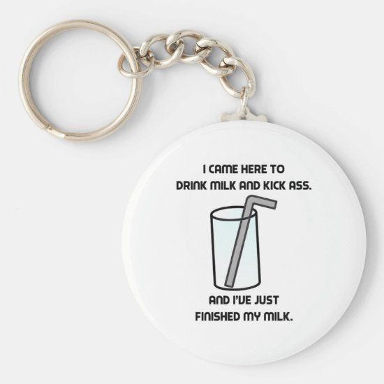 IT Crowd Drink Milk Keychain