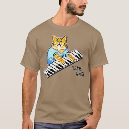 IT Crowd roys t piano cat design available on a wi T_Shirt
