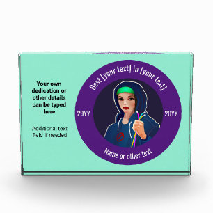 IT, cybersec and tech careers - women and girls Ac Acrylic Award