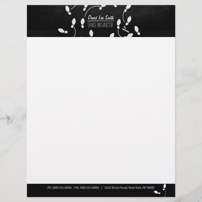 It dances Instructional Letterhead (Front)