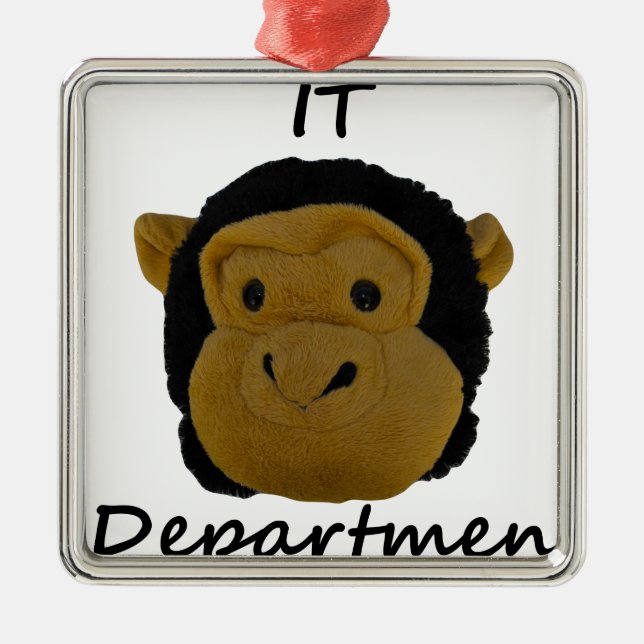 It Department Metal Ornament (Front)