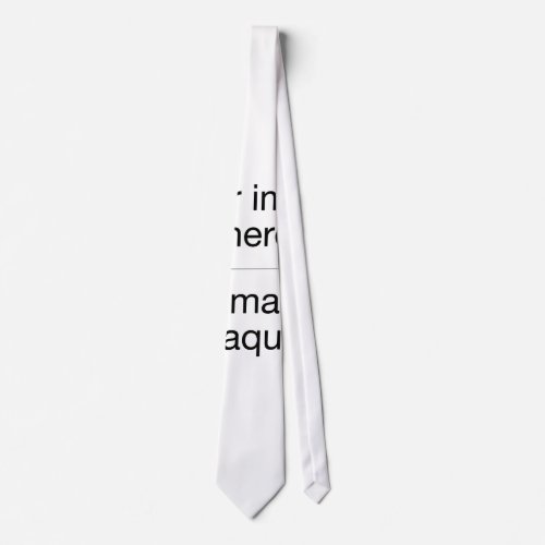 It designs your own necktie with your favorite