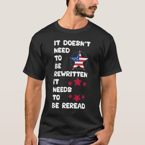 it doesnt need to be rewritten it needs T_Shirt