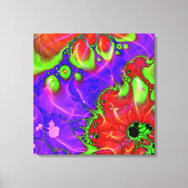 It Flows Through  Wrapped Canvas Print (Front)