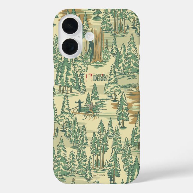 IT Forest Fishing Pattern Case-Mate iPhone Case (Back)
