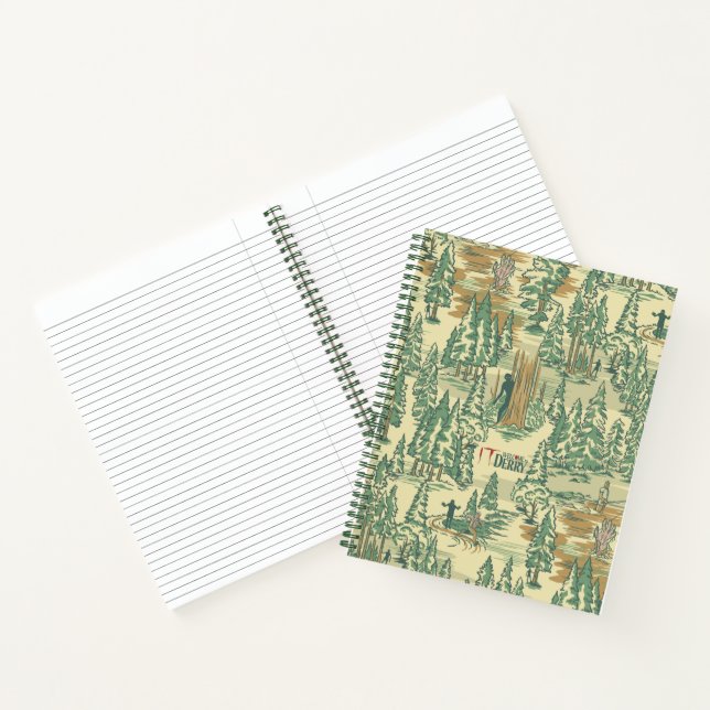 IT Forest Fishing Pattern Notebook (Inside)
