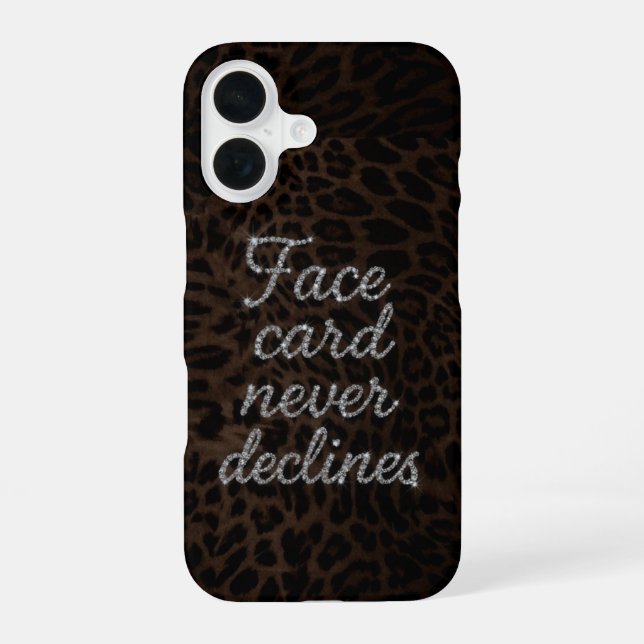  It-Girl Cheetah Aesthetic iPhone Case (Back)