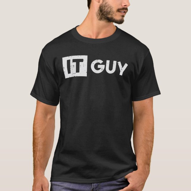 IT Guy Computer Information Technology Tech Men T-Shirt (Front)