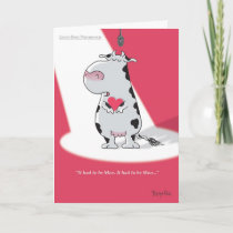IT HAD TO BE MOO Valentines by Boynton Holiday Card