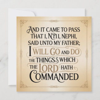 It Has Come to Pass Invitation