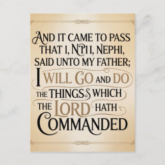 It Has Come to Pass Postcard