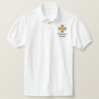 IT History Society golf shirt (CPU logo)