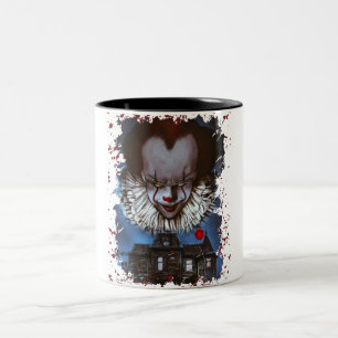 IT Horror Movie Two-Tone Coffee Mug