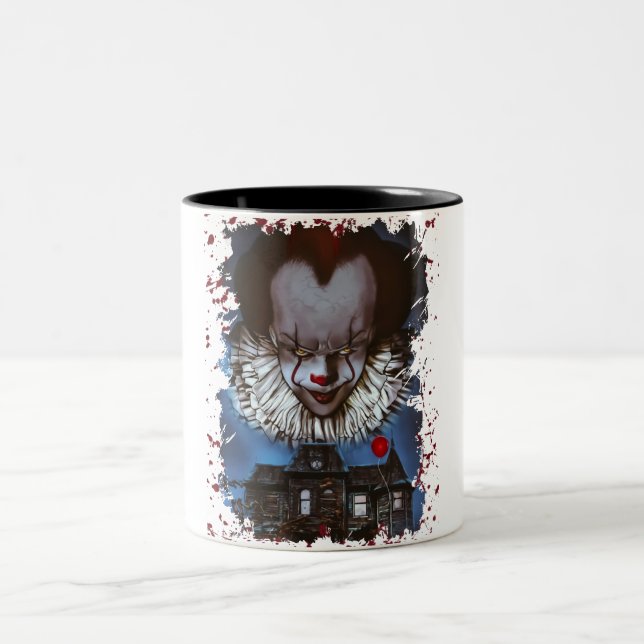 IT Horror Movie  Two-Tone Coffee Mug (Center)