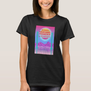 It Hurts But It's Okay Aesthetic Vaporwave 90's 1 T-Shirt