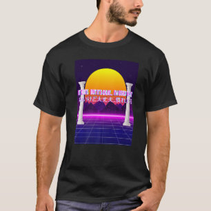 It Hurts But It's Vaporwave Aesthetic Scuplture 90 T-Shirt