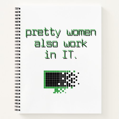 IT informatic for girl white  Notebook