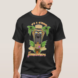 It Is 5 O´Clock Somewhere Drinking Great Dane T-Shirt
