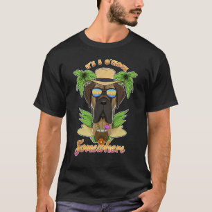 It Is 5 O´Clock Somewhere Drinking Mastiff T-Shirt