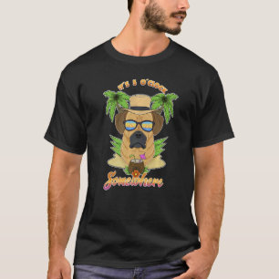 It Is 5 O´Clock Somewhere Drinking Puggle T-Shirt